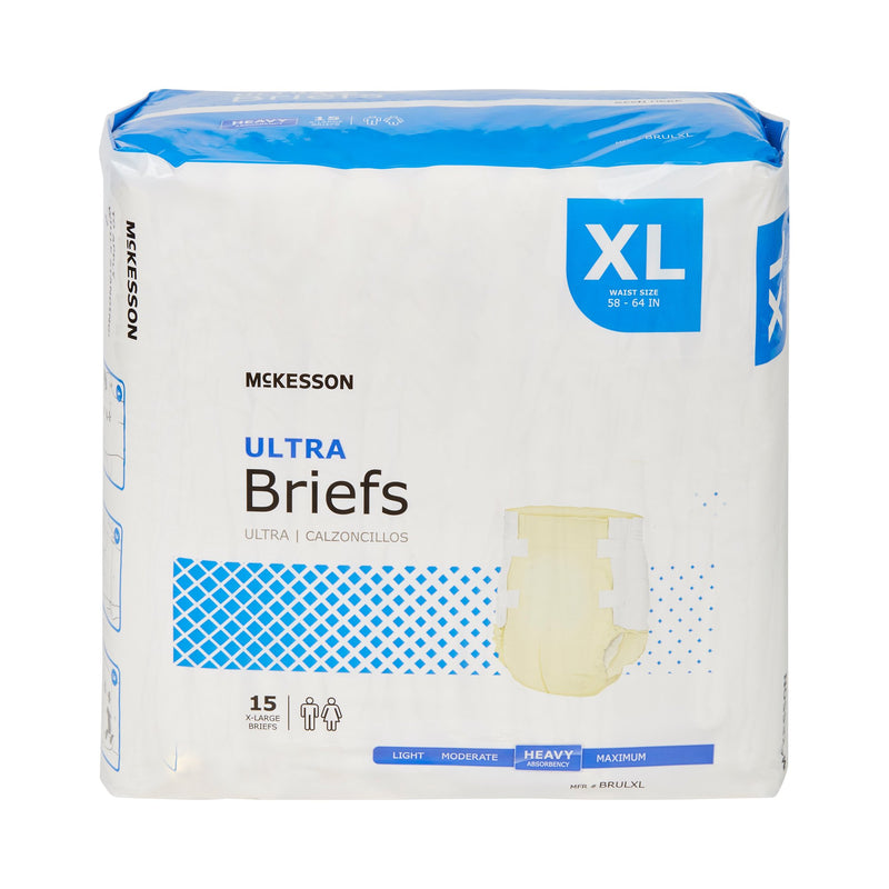 McKesson Ultra Heavy Absorbency Incontinence Brief, X-Large, 1 Bag () - Img 7