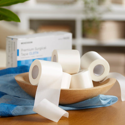 McKesson Paper Medical Tape, 1/2 Inch x 10 Yard, White, 1 Case of 240