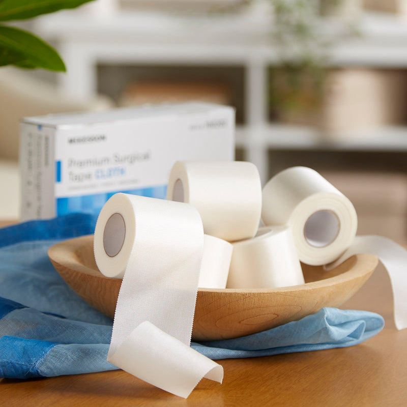 McKesson Paper Medical Tape, 1/2 Inch x 10 Yard, White, 1 Case of 240