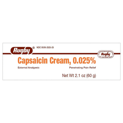 Rugby® Capsaicin Topical Pain Relief, 2.1-ounce tube, 1 Each (Over the Counter) - Img 1