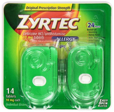 Zyrtec® Cetirizine HCl Allergy Relief, 1 Bottle (Over the Counter) - Img 1