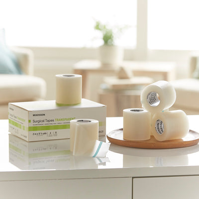 McKesson Silicone Medical Tape, 2 Inch x 5-1/2 Yard, Transparent, 1 Box of 6 (General Wound Care) - Img 5