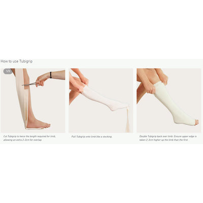 Tubigrip® Pull On Elastic Tubular Support Bandage, 4 Inch x 1 Yard, 1 Box of 12 (General Wound Care) - Img 4