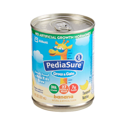 PediaSure® Grow & Gain Banana Pediatric Oral Supplement, 8 oz. Can, 1 Case of 24 () - Img 1