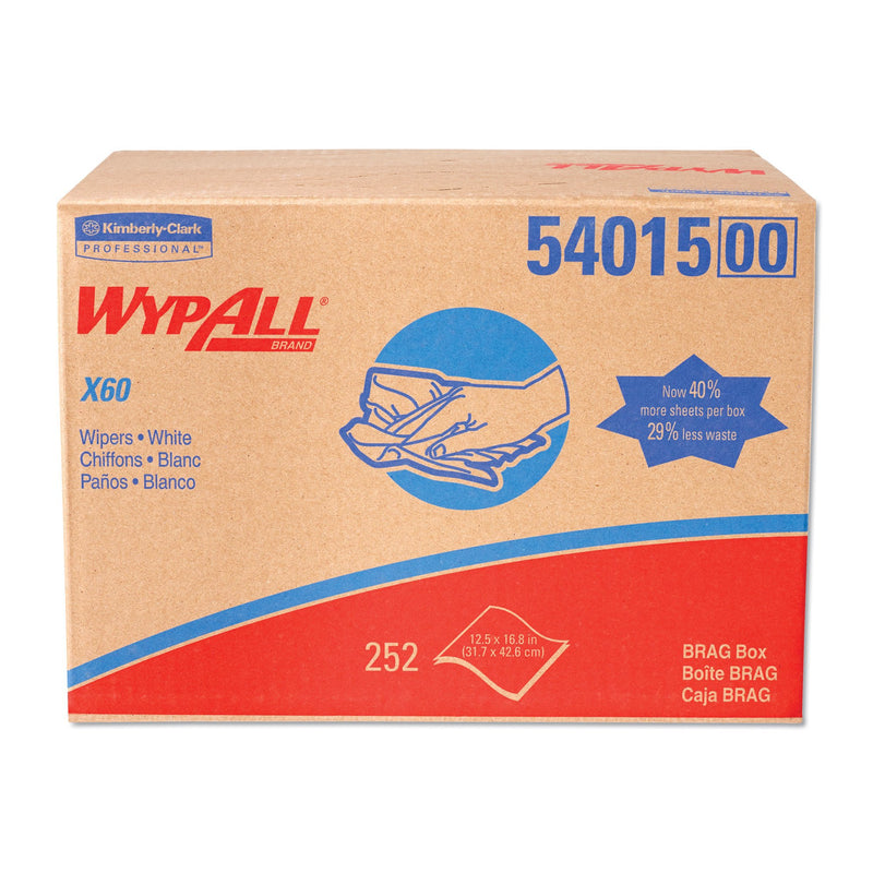 WIPER, WYPALL X60 CLOTHS (252/CS) (Pads, Sponges and Task Wipes) - Img 3