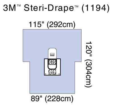 DRAPE, ARTHROSCOPY KNEE (5/CS) (Procedure Drapes and Sheets) - Img 1