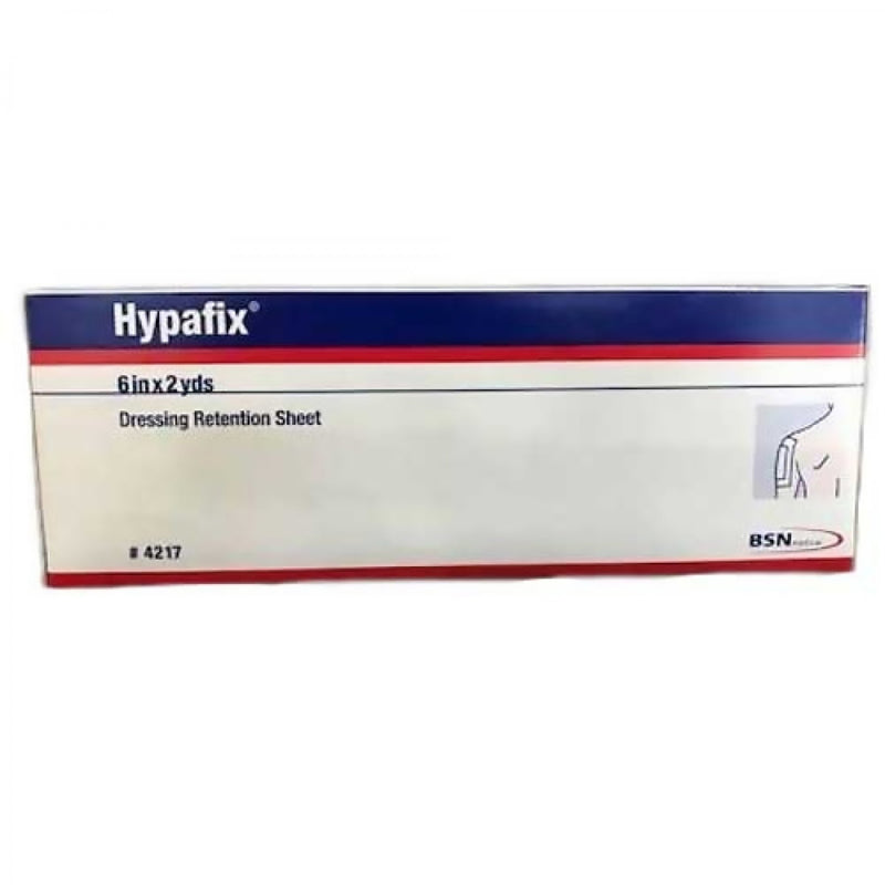 Hypafix Dressing Retention Sheet, Skin-Friendly, White, Non-Sterile, Non-Woven, 6 inch X 2 yards, 1 Case of 12 (General Wound Care) - Img 2