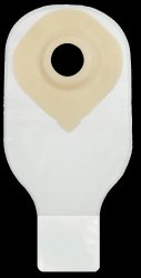 Securi-T USA One-Piece Drainable Ostomy Pouch, 12 Inch Length, 1-1/8 Inch Stoma, 1 Box of 10 (Ostomy Pouches) - Img 1