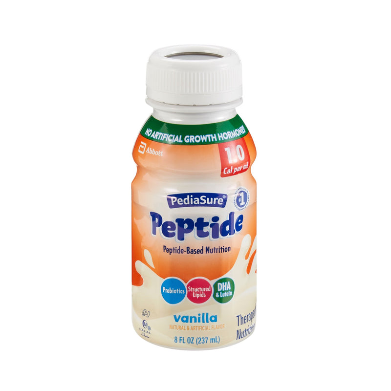 PediaSure® Peptide 1.0 Cal Vanilla Pediatric Oral Supplement, 8 oz. Bottle, 1 Each () - Img 1