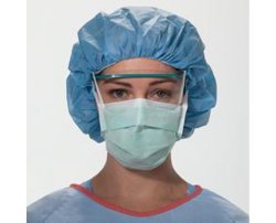 FluidShield® Level 1 Fog-Free Surgical Mask, 1 Case of 300 (Masks) - Img 1