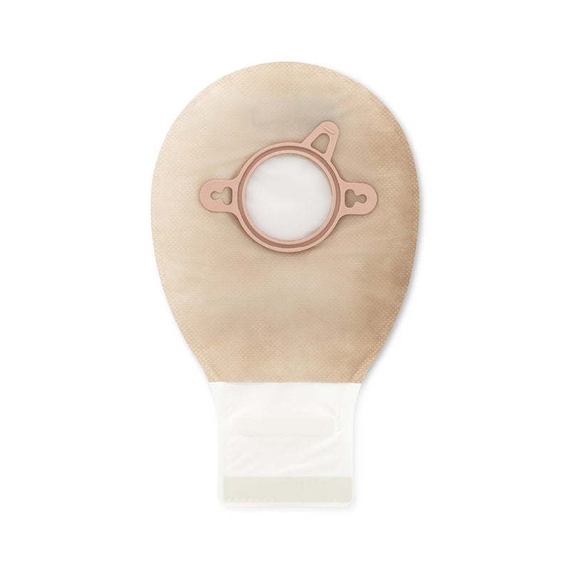 New Image™ Two-Piece Drainable Beige Filtered Ostomy Pouch, 7 Inch Length, 1¾ Inch Flange, 1 Box of 20 (Ostomy Pouches) - Img 2