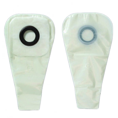 Karaya 5 One-Piece Drainable Transparent Ostomy Pouch, 16 Inch Length, 1½ Inch Flange, 1 Box of 30 (Ostomy Pouches) - Img 1