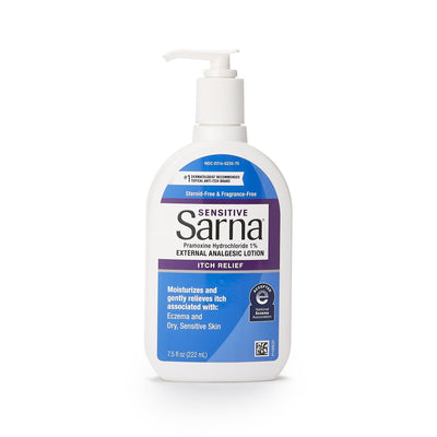 Sarna® Sensitive Pramoxine Itch Relief, 7.5 oz. Bottle, 1 Each (Over the Counter) - Img 1