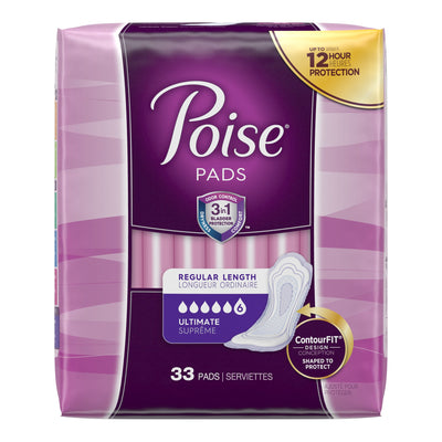 Poise Bladder Control Pads, Heavy Absorbency, 1 Case of 132 () - Img 3