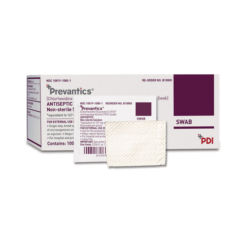 Prevantics® Swab, 1 Box of 100 (Skin Care) - Img 1