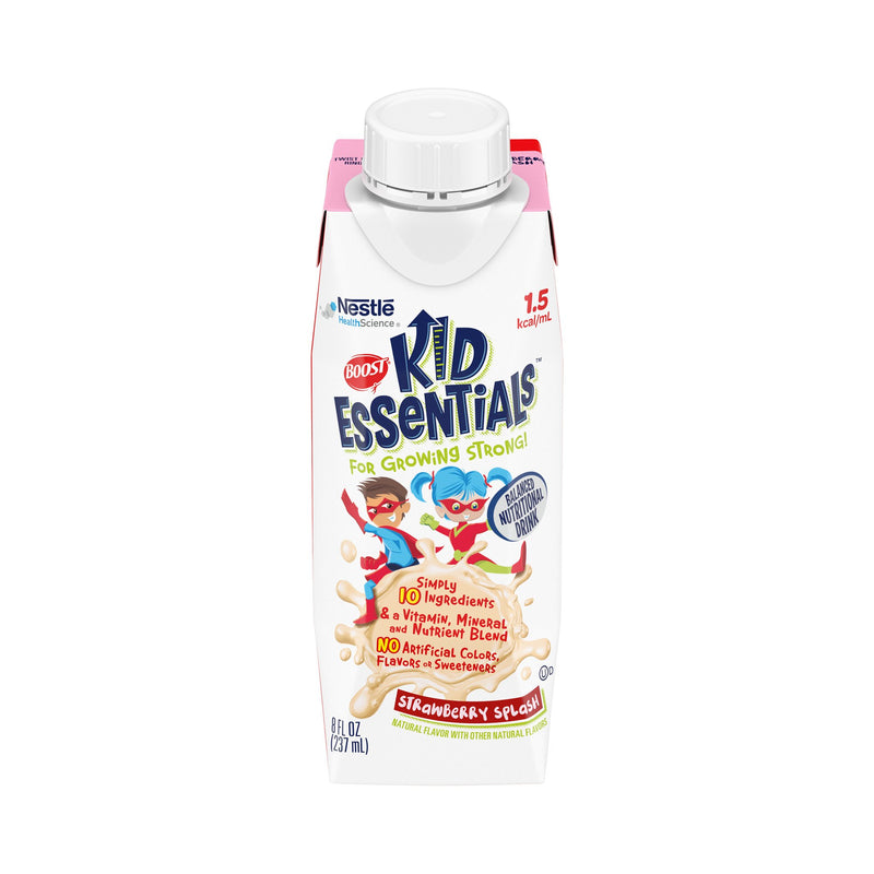 Boost® Kid Essentials™ 1.5 Strawberry Pediatric Oral Supplement, 8 oz. Carton, 1 Case of 24 () - Img 1