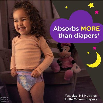 Huggies® Pull-Ups® Night-Time® Training Pants, 3T to 4T, 1 Pack of 60 () - Img 3