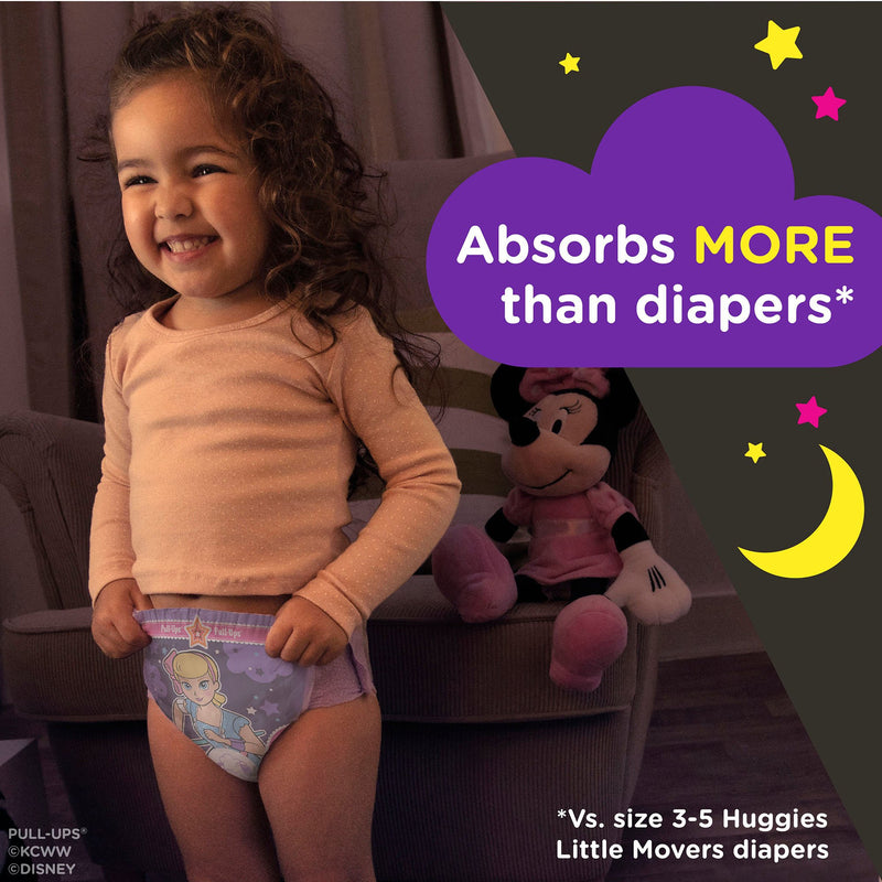 Huggies® Pull-Ups® Night-Time® Training Pants, 3T to 4T, 1 Pack of 60 () - Img 3