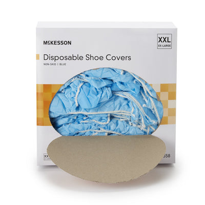 McKesson Shoe Covers, 2X-Large, Nonskid Sole, Blue, 1 Box (Shoe Covers) - Img 3