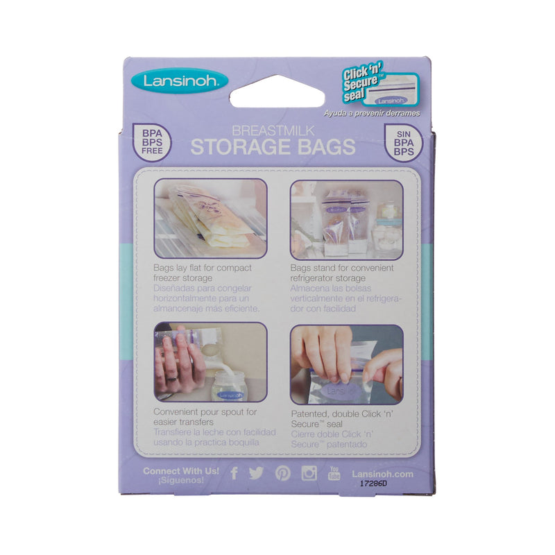 Lansinoh® Breastmilk Storage Bag, 6 ounce, 1 Pack (Feeding Supplies) - Img 3