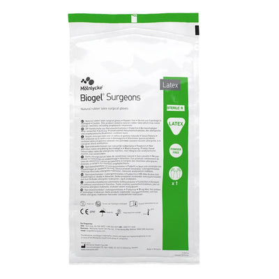 Biogel® Surgeons Latex Surgical Glove, Size 8.5, Straw Color, 1 Case of 200 () - Img 1