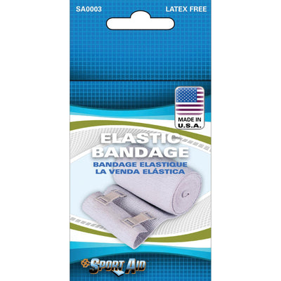 Sport Aid™ Clip Detached Closure Elastic Bandage, 2 Inch Width, 1 Each (General Wound Care) - Img 1