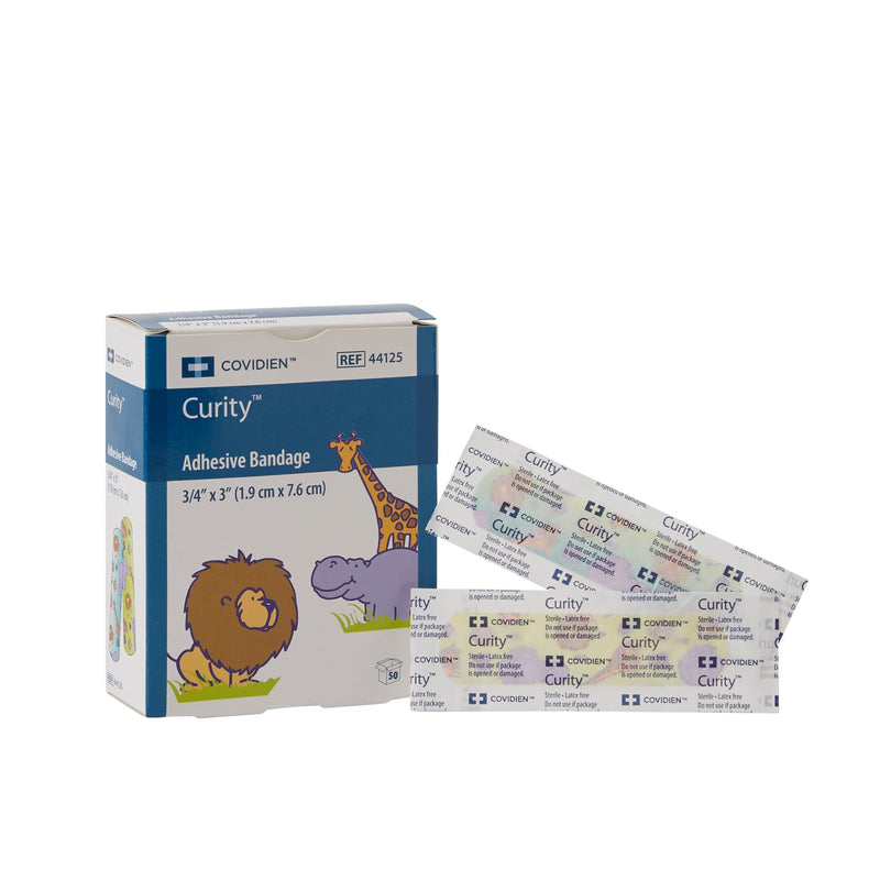 Curity™ Zoo Design Adhesive Strip, ¾ x 3 Inch, 1 Case of 24 (General Wound Care) - Img 1