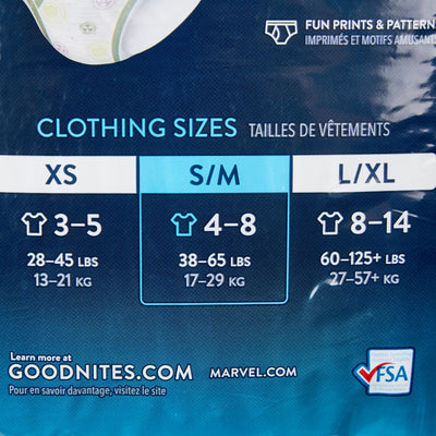 GoodNites® Absorbent Underwear, Small / Medium, 1 Pack of 14 () - Img 4