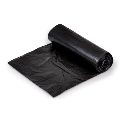 Colonial Bag 2X Heavy Duty Trash Bag, Black, 33 gal., 1 Roll of 15 (Bags) - Img 1