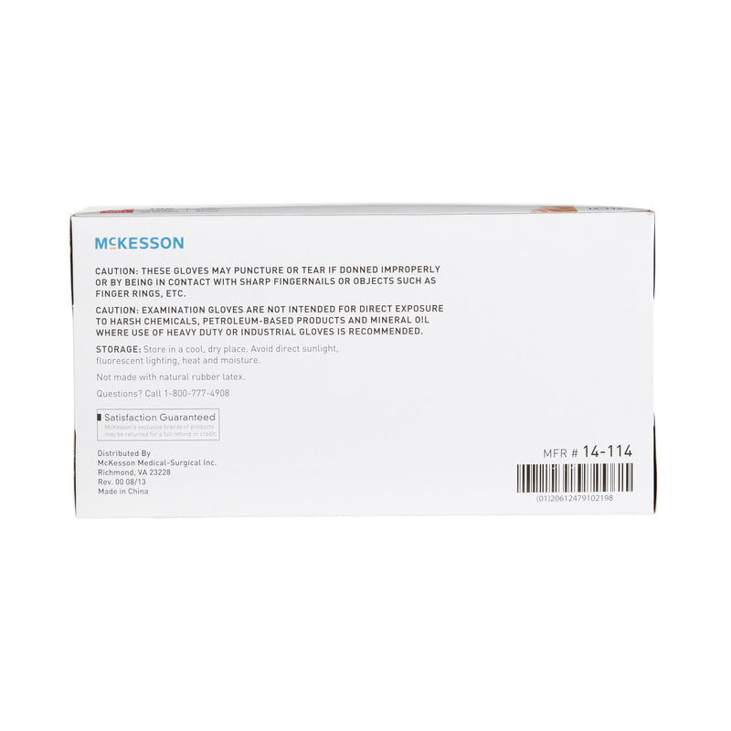 McKesson Vinyl Exam Glove, Small, Clear, 1 Box of 100 () - Img 3
