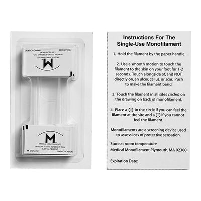 MONOFILIMENT TEST, SENSORY F/FOOT 10GM (40/PK) (Sensory Tools) - Img 1