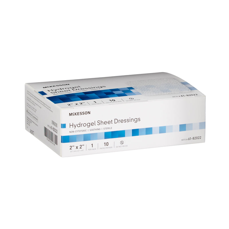 McKesson Hydrogel Dressing, 2 x 2 Inch, 1 Box of 10 (Advanced Wound Care) - Img 6