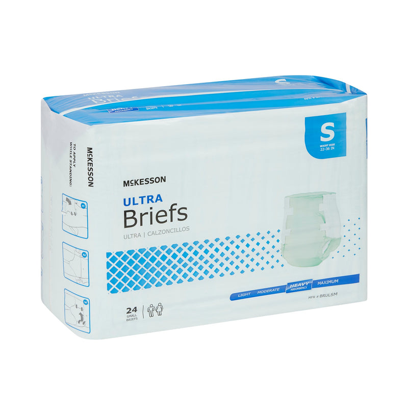 McKesson Ultra Heavy Absorbency Incontinence Brief, Small, 1 Bag () - Img 7