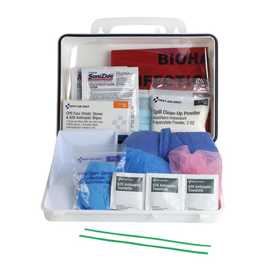 SPILL KIT, CLEANUP W/PERSON PROTECT/BBP/CPR SHIELD (10/CS) (Fluid Management) - Img 2