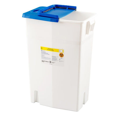 PharmaSafety™ Pharmaceutical Waste Container, 18 Gallon, 26 x 12¾ x 18¼ Inch, 1 Case of 5 () - Img 1