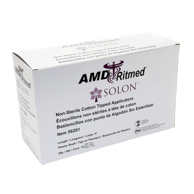 Solon® Swabstick, 6-Inch Length, 1 Box of 10 (General Wound Care) - Img 2