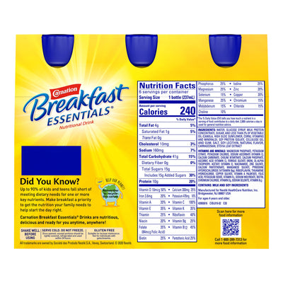 Carnation Breakfast Essentials® Strawberry Oral Supplement, 8 oz. Carton, 1 Case of 24 (Nutritionals) - Img 8