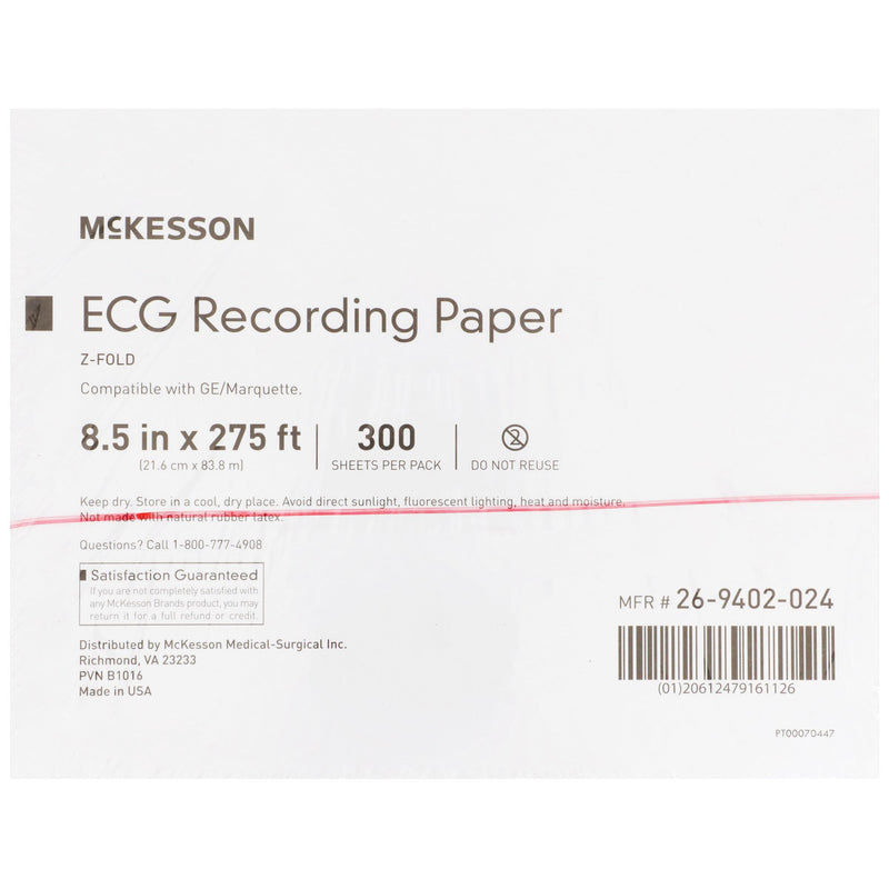 McKesson ECG Recording Paper, 1 Case of 3000 (Diagnostic Recording Paper and Film) - Img 5