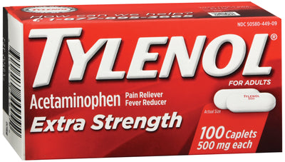 Tylenol® Extra Strength Acetaminophen Pain Relief, 1 Case of 48 (Over the Counter) - Img 1