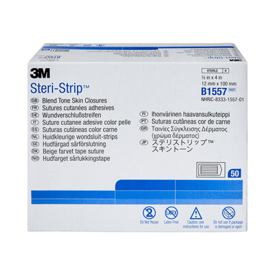 3M Steri-Strip Skin Closure Strips, Sterile, Non-woven, 1 Case of 200 (Skin Closure Strips) - Img 2