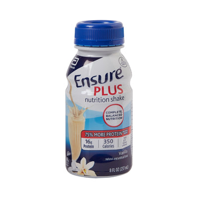 Ensure® Plus Vanilla Oral Supplement, 8 oz. Bottle, 1 Pack of 6 (Nutritionals) - Img 1