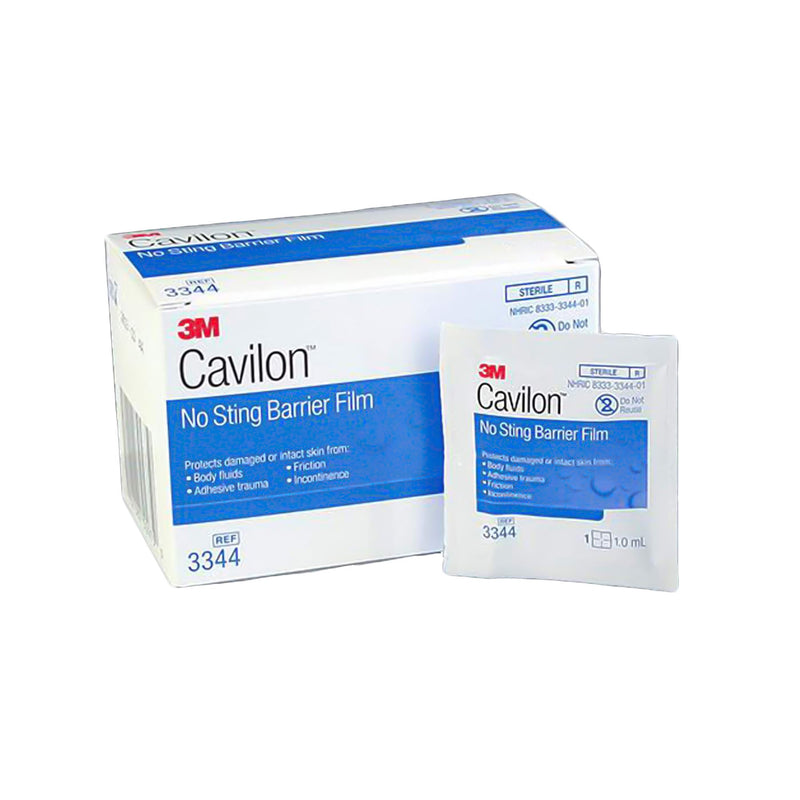 3M Cavilon Barrier Film Wipes, No Sting, Sterile, 1 Box of 30 (Skin Care) - Img 1