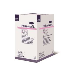 Peha-haft® Self-adherent Closure Absorbent Cohesive Bandage, 4 Inch x 4-1/2 Yard, 1 Each (General Wound Care) - Img 1