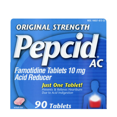 Pepcid® AC Famotidine Antacid, 1 Case of 24 (Over the Counter) - Img 1