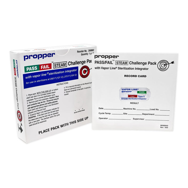 Pass/Fail™ Sterilization Indicator Challenge Pack, 1 Case of 20 (Sterilization Indicators) - Img 1