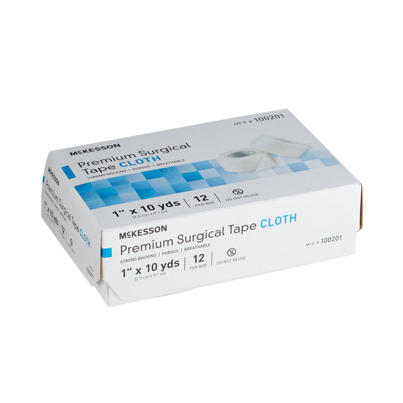 McKesson Paper Medical Tape, 1/2 Inch x 10 Yard, White, 1 Case of 240