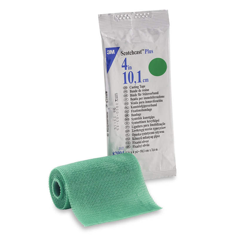 3M™ Scotchcast™ Plus Green Cast Tape, 4 Inch x 4 Yard, 1 Each (Casting) - Img 1