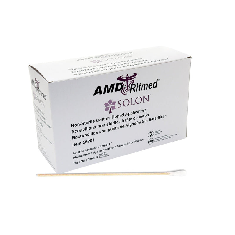 Solon® Swabstick, 6-Inch Length, 1 Box of 10 (General Wound Care) - Img 1