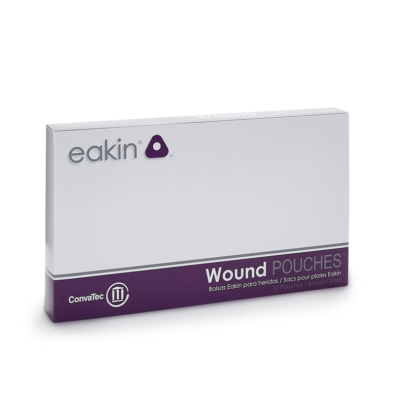 Eakin® Fistula and Wound Drainage Pouch, 3 x 4-3/10 Inch, 1 Box of 10 (Drain Bags and Pouches) - Img 2