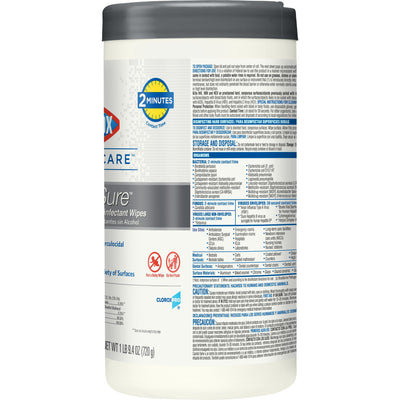 Clorox Healthcare® VersaSure® Surface Disinfectant Wipes, 150 Count Cannister, 1 Carton (Cleaners and Disinfectants) - Img 5